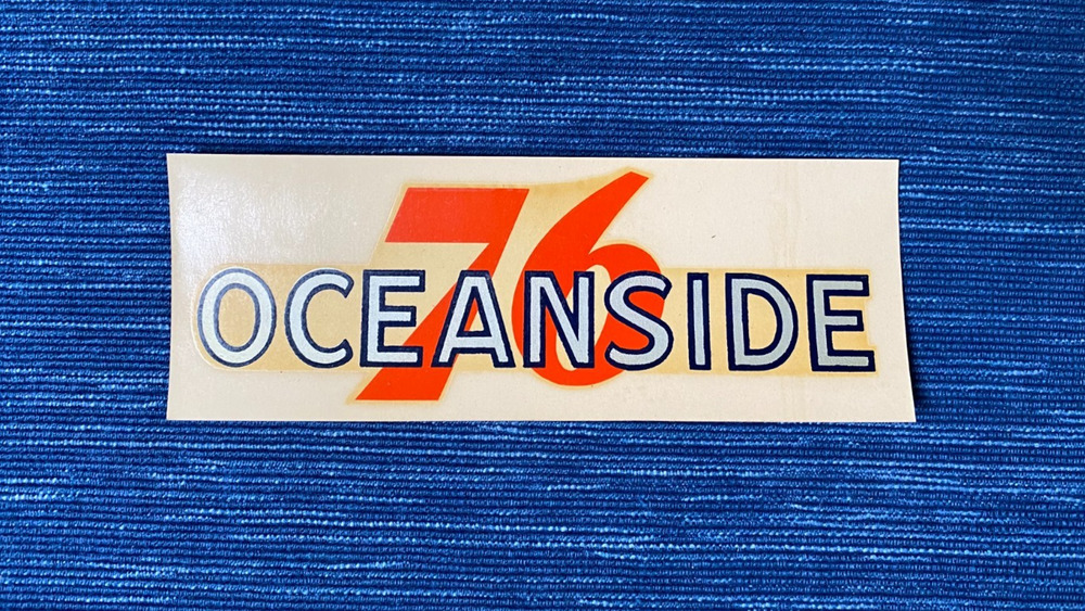 Vintage Union 76 Oil Oceanside California Decal Gas Station Travel Souvenir